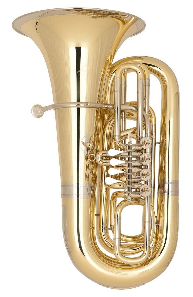 MIRAPHONE B Tuba 91A - Mosaz, 4 Ventily - Clarina